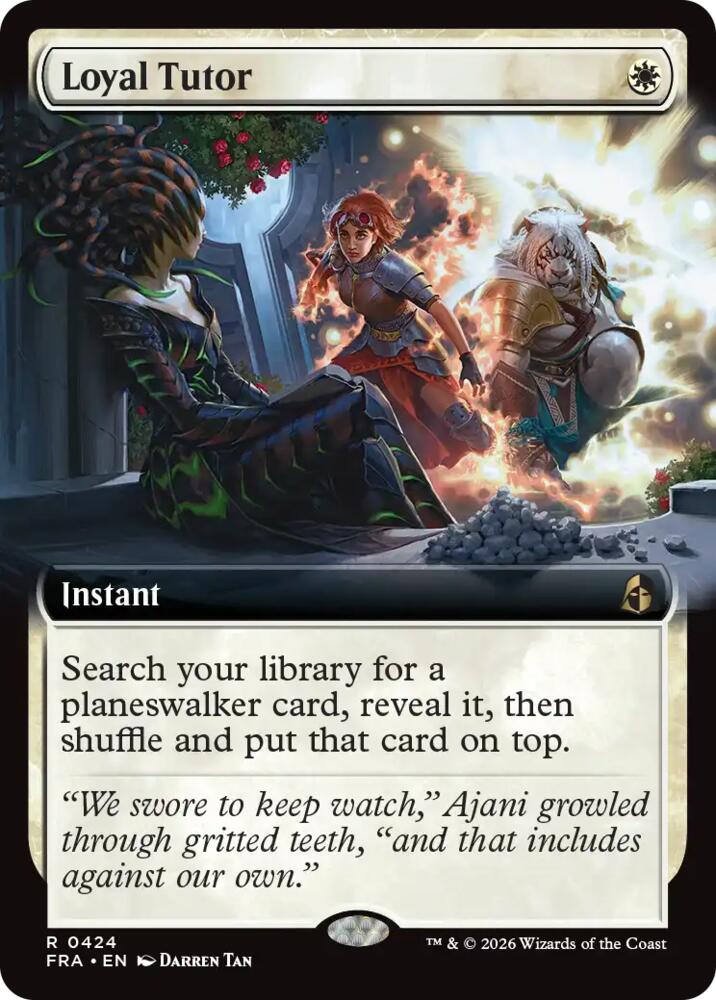 Loyal Tutor (Extended Art) card image