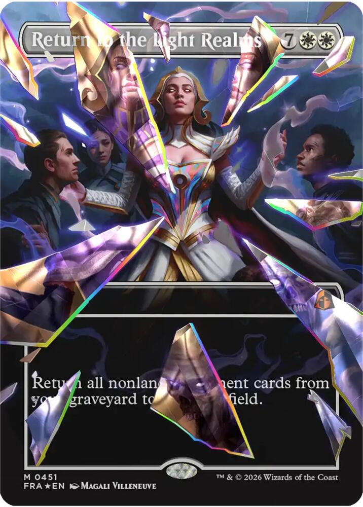Return to the Light Realms (Borderless) (Facet Foil) (0451) card image