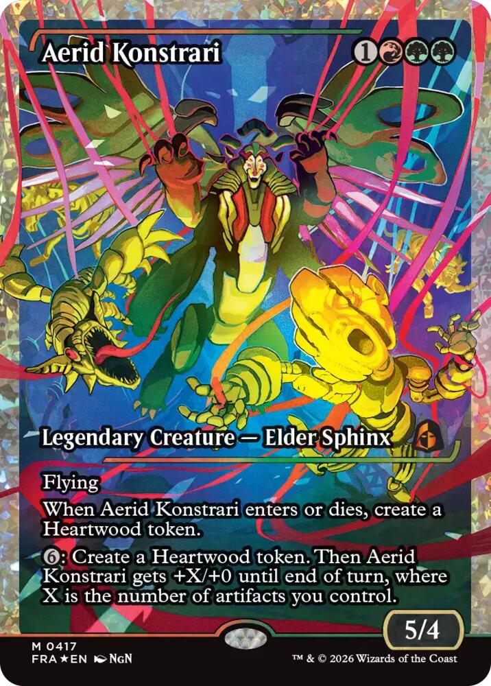 Aerid Konstrari (Showcase) (Fracture Foil) (0417) card image