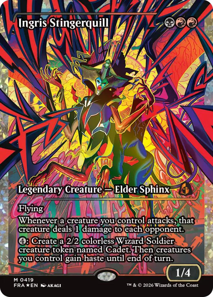 Ingris Stingerquill (Showcase) (Fracture Foil) (0419) card image