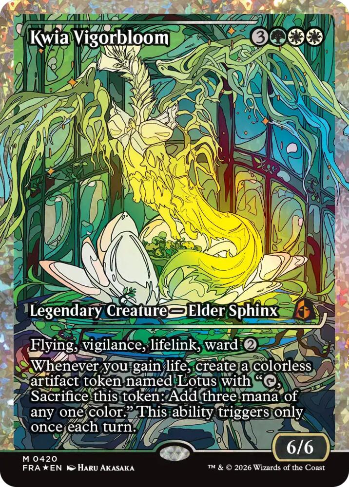 Kwia Vigorbloom (Showcase) (Fracture Foil) (0420) card image