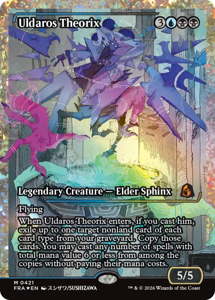 Uldaros Theorix (Showcase) (Fracture Foil) (0421) card image