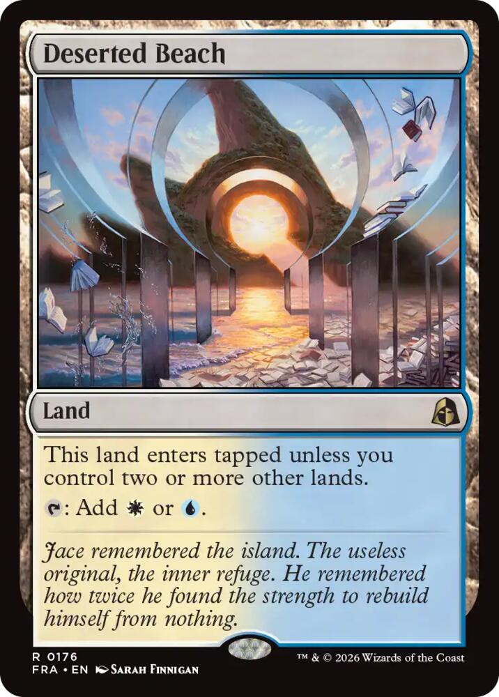 Deserted Beach card image