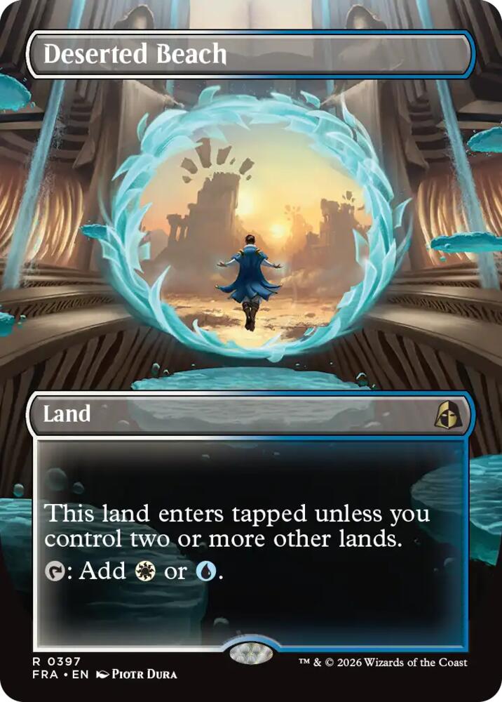 Deserted Beach (Borderless) card image