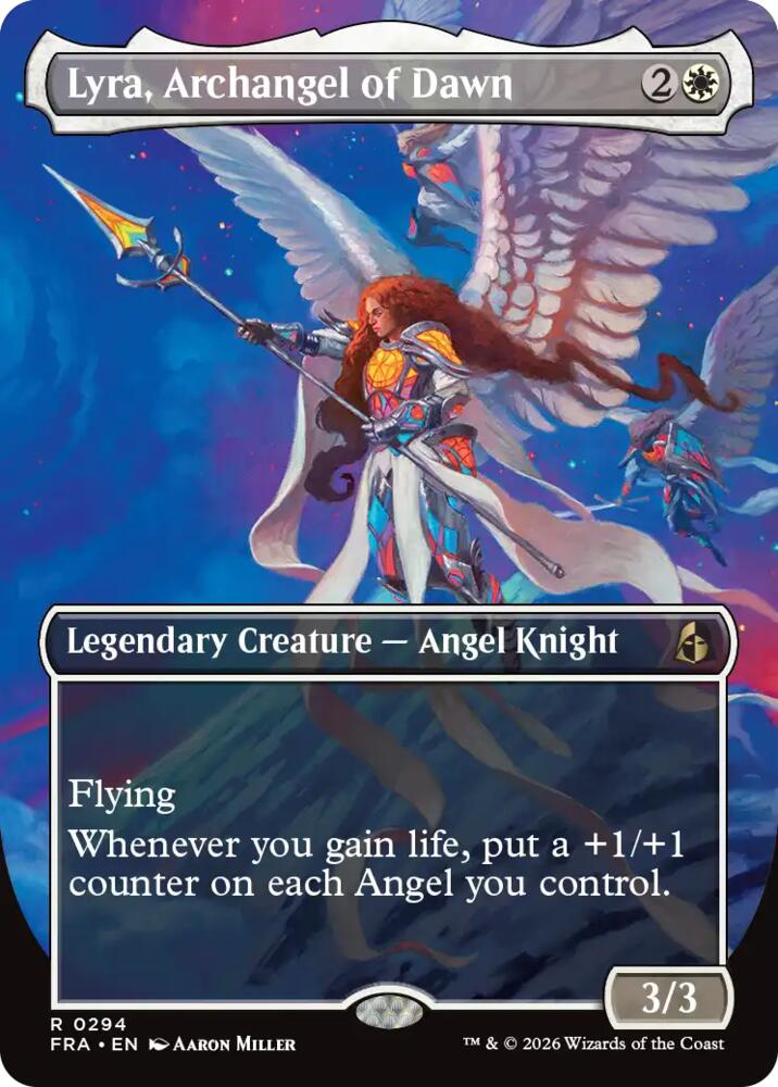Lyra, Archangel of Dawn (Borderless) card image