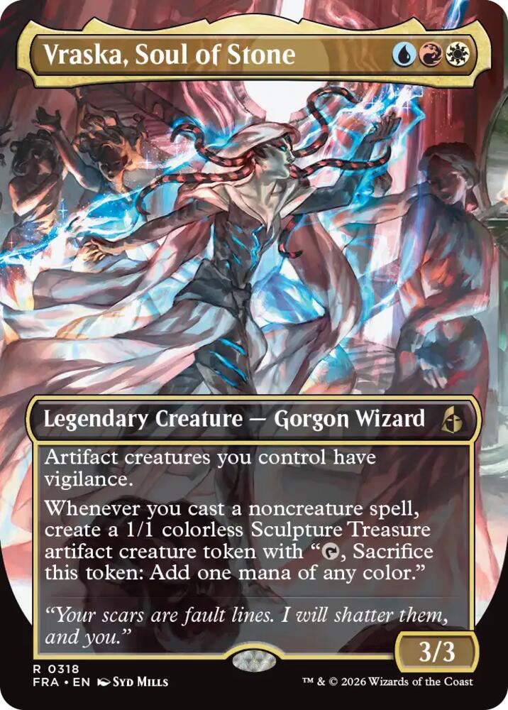 Vraska, Soul of Stone (Borderless) card image