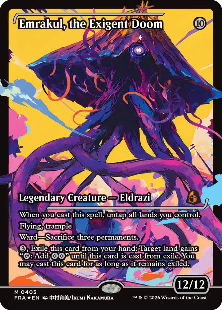 Emrakul, the Exigent Doom (Showcase) card image