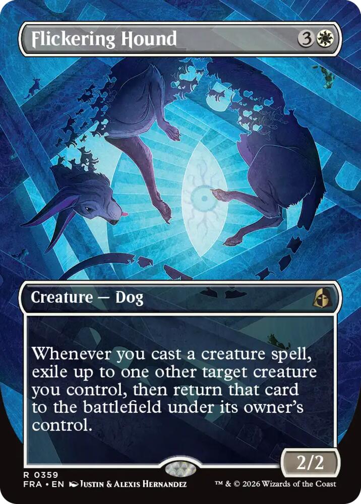 Flickering Hound (Borderless) card image