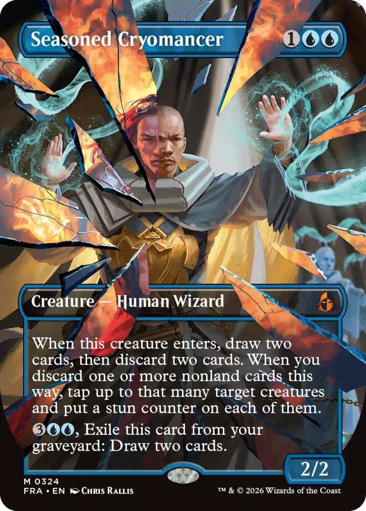 Seasoned Cryomancer (Borderless) (0324) card image