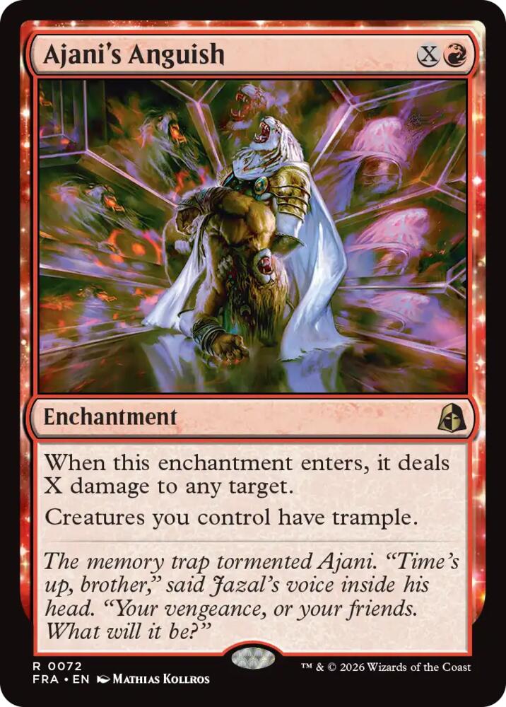 Ajani's Anguish card image