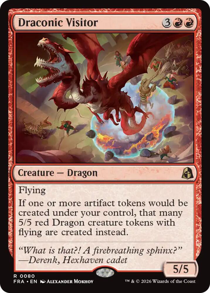 Draconic Visitor card image