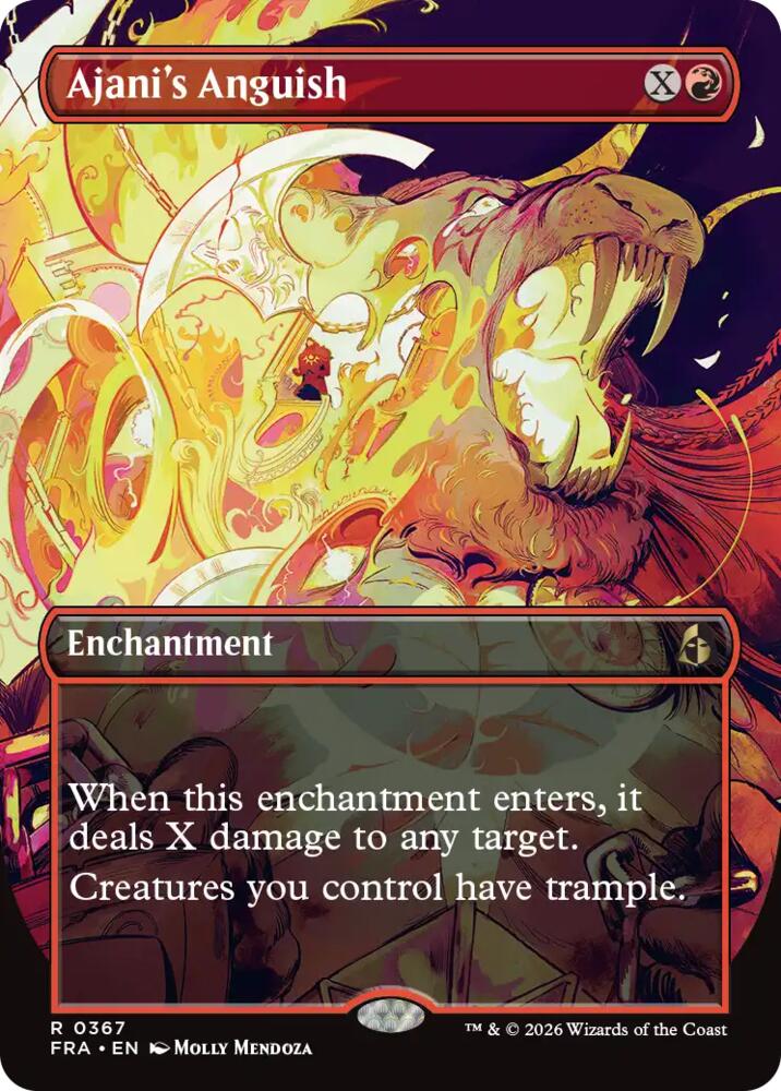Ajani's Anguish (Borderless) card image