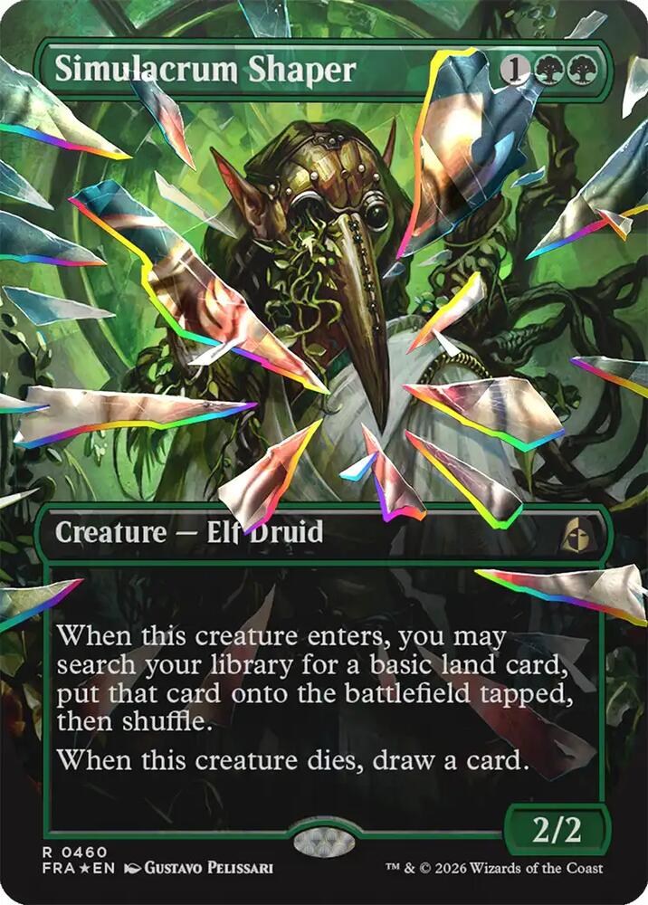 Simulacrum Shaper (Borderless) (Facet Foil) card image