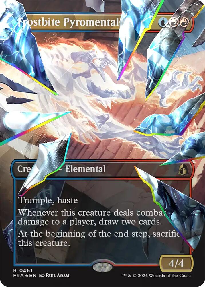 Frostbite Pyromental (Borderless) (Facet Foil) card image