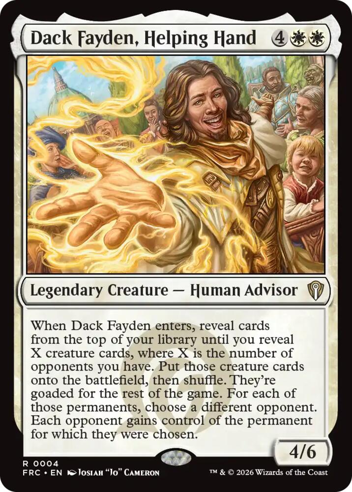 Dack Fayden, Helping Hand card image