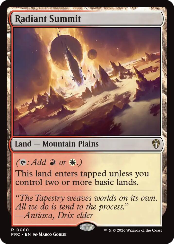 Radiant Summit card image