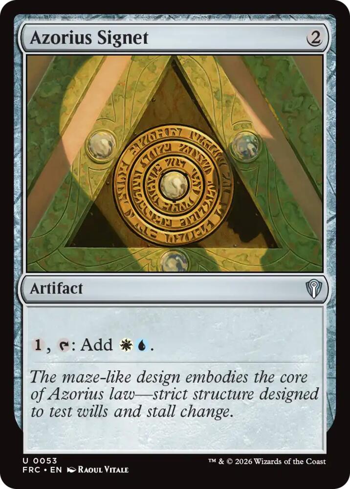 Azorius Signet card image