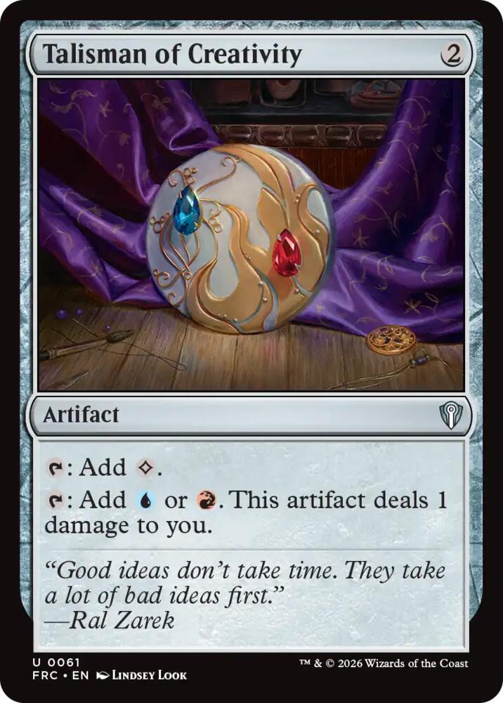 Talisman of Creativity card image