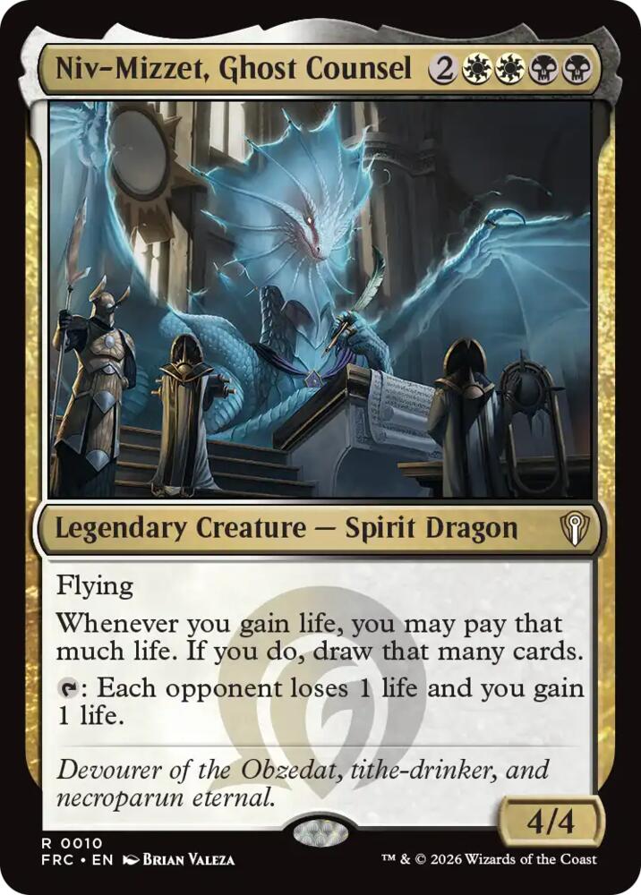 Niv-Mizzet, Ghost Counsel card image