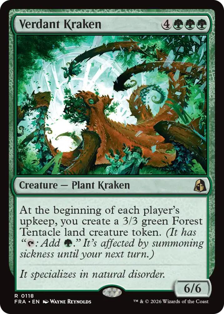 Verdant Kraken card image