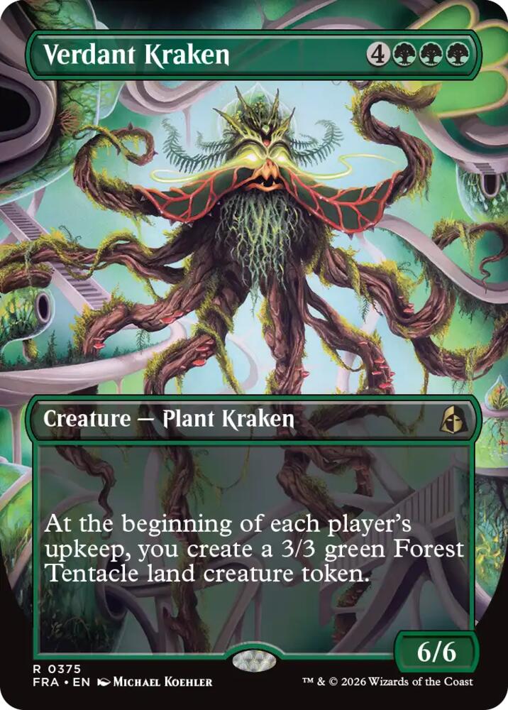 Verdant Kraken (Borderless) card image