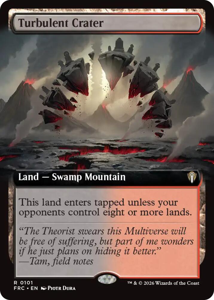 Turbulent Crater (Extended Art) card image