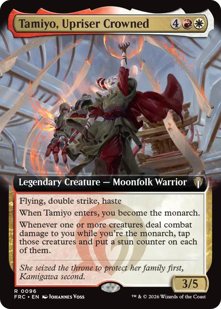 Tamiyo, Upriser Crowned (Extended Art) card image