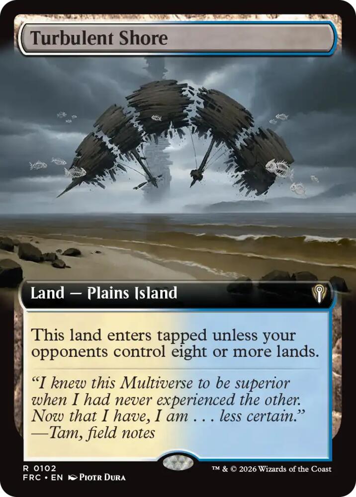 Turbulent Shore (Extended Art) card image