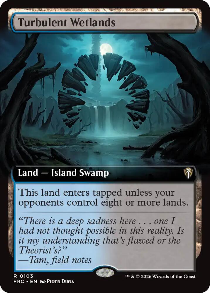 Turbulent Wetlands (Extended Art) card image