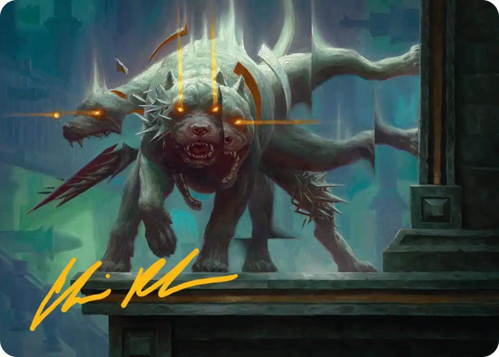 Flickering Hound Art Card (2/54) (Gold-Stamped Signature) card image
