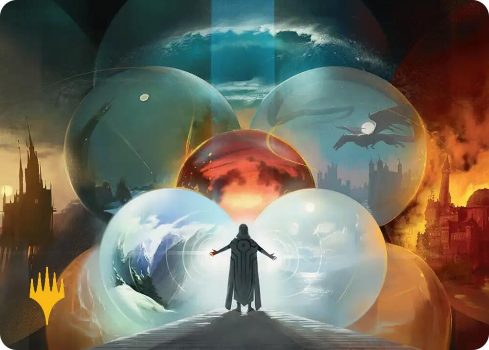 Jace's Machinations Art Card (Gold-Stamped) card image