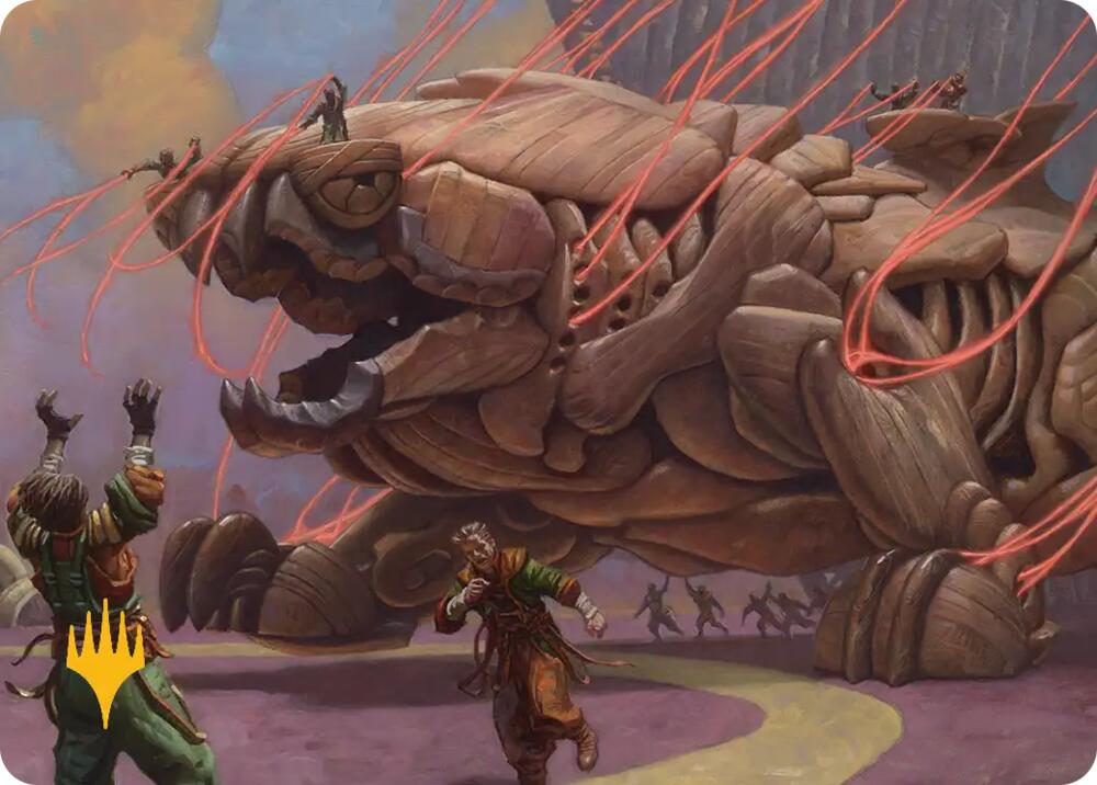 Craterclaw Colossus Art Card (Gold-Stamped) card image