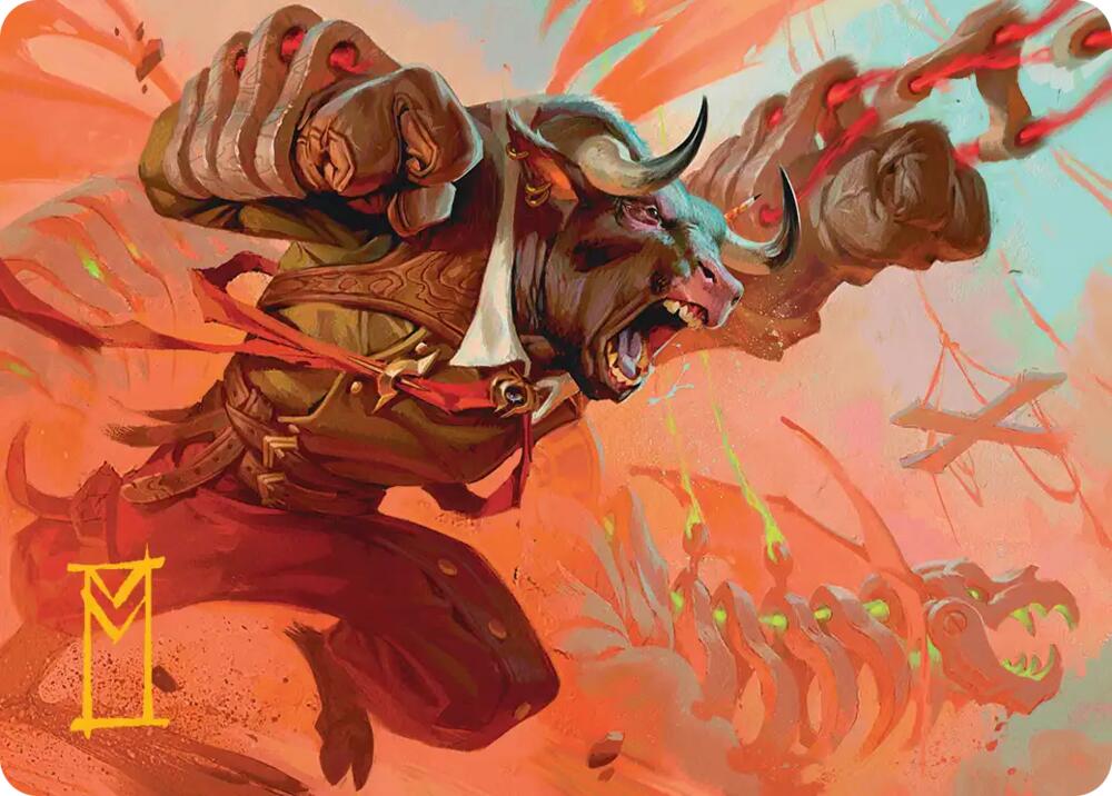Tether Technician Art Card (Gold-Stamped Signature) card image