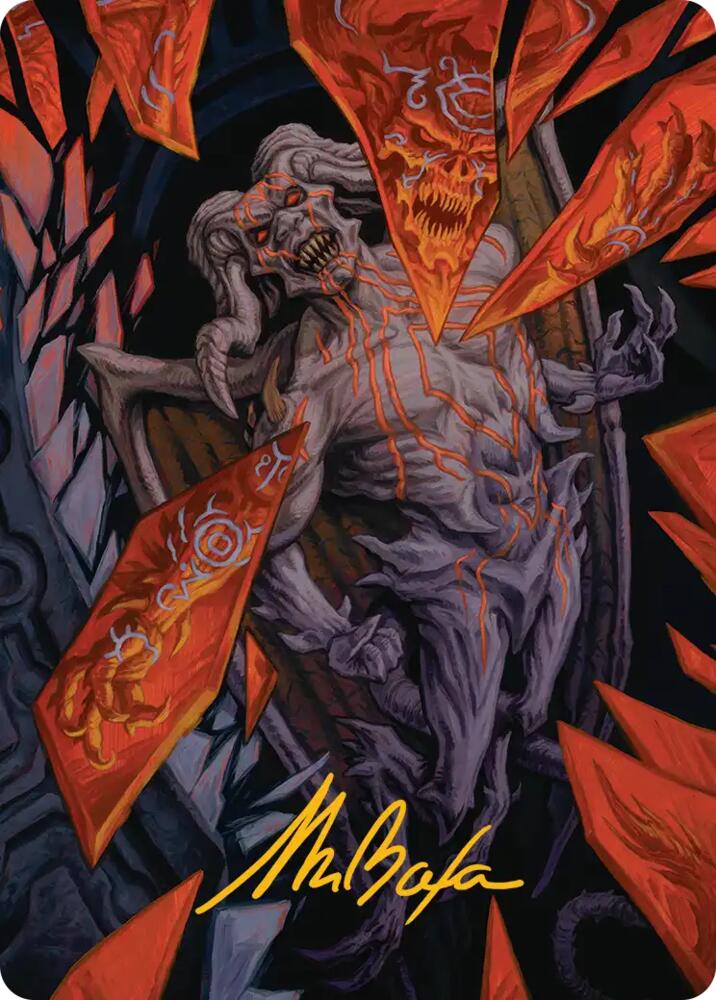 Curse-Marred Demon Art Card (Gold-Stamped Signature) card image