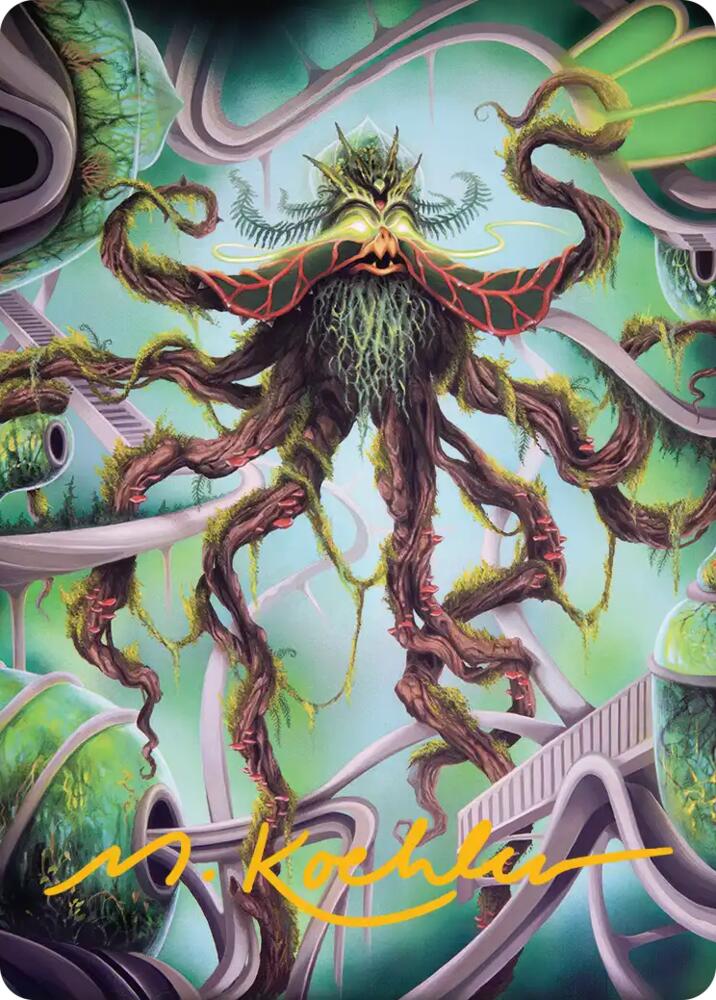 Verdant Kraken Art Card (Gold-Stamped Signature) card image