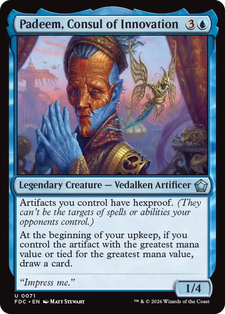 Padeem, Consul of Innovation card image
