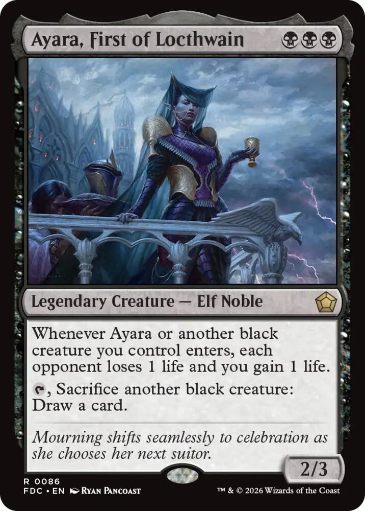 Ayara, First of Locthwain card image