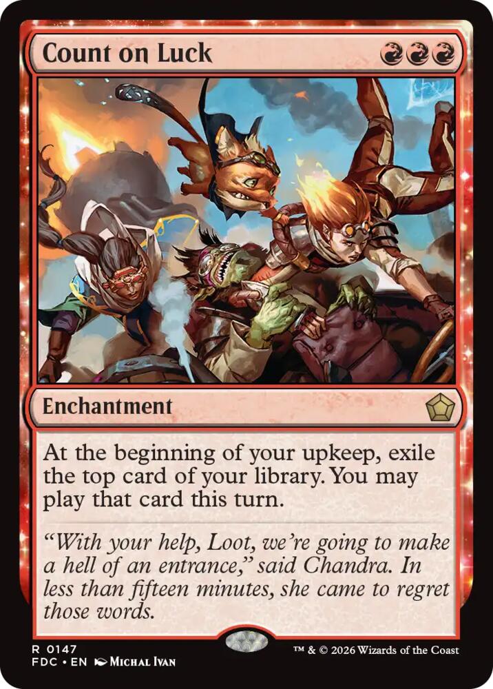 Count on Luck card image