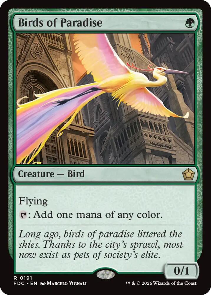 Birds of Paradise card image