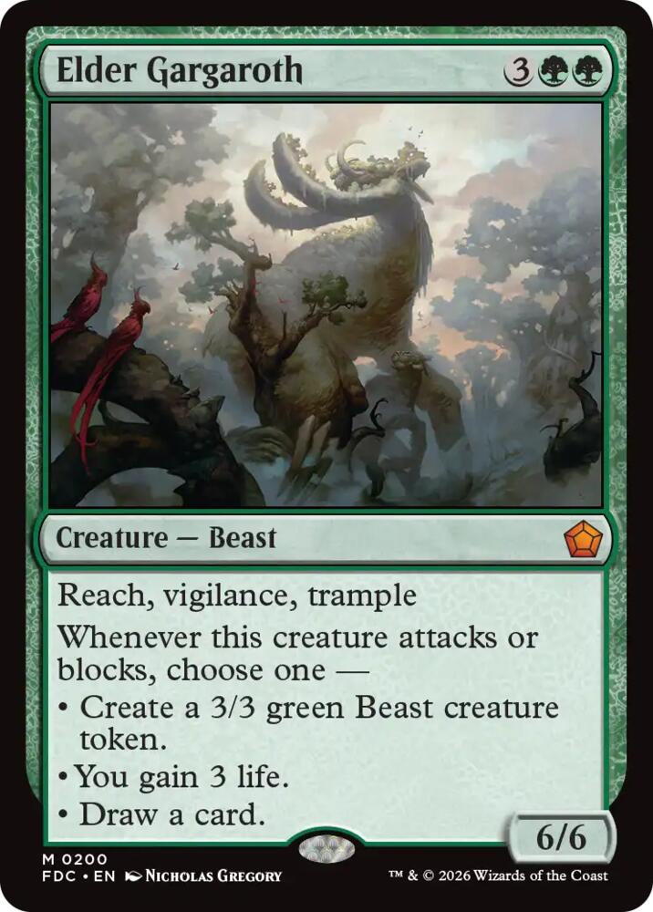 Elder Gargaroth card image