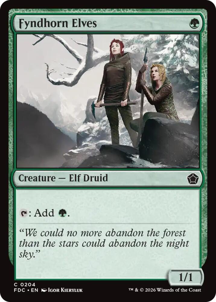 Fyndhorn Elves card image