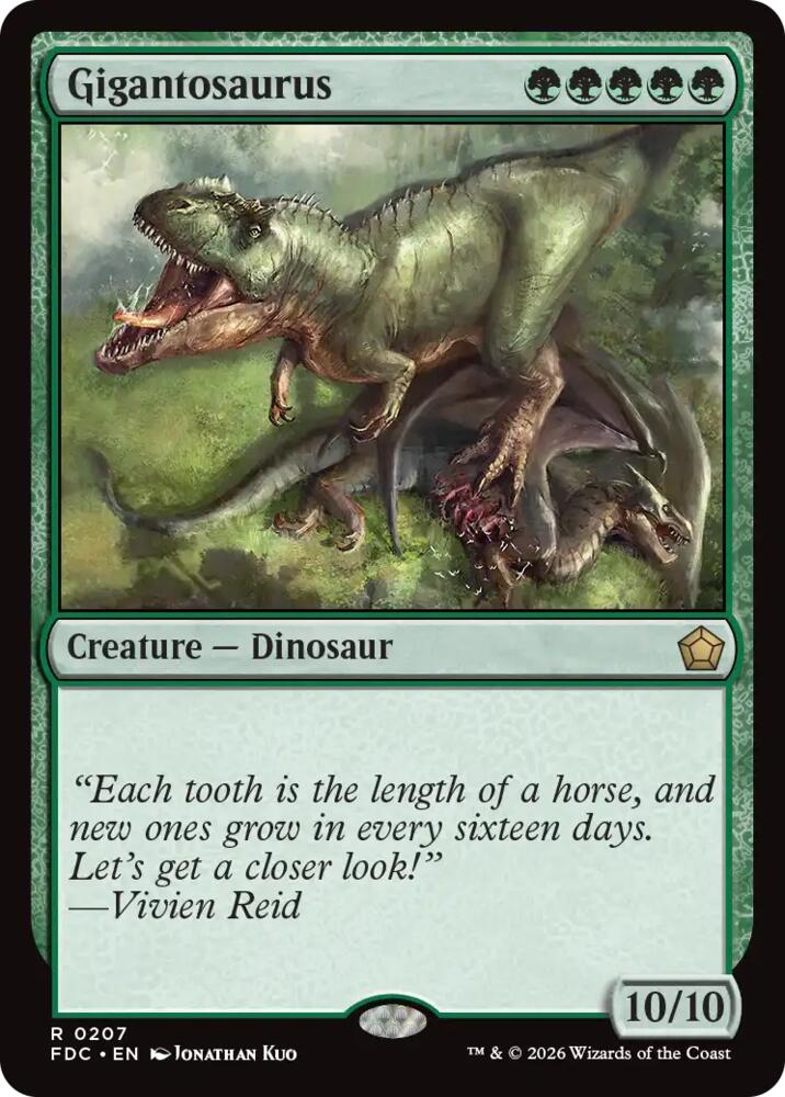 Gigantosaurus card image