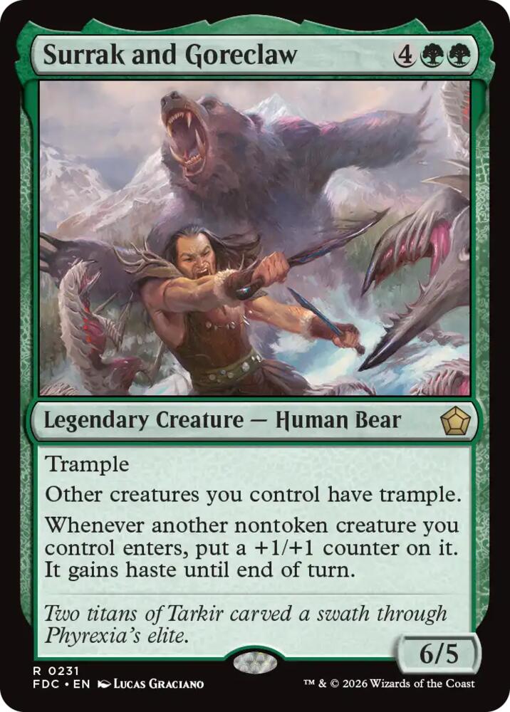 Surrak and Goreclaw card image