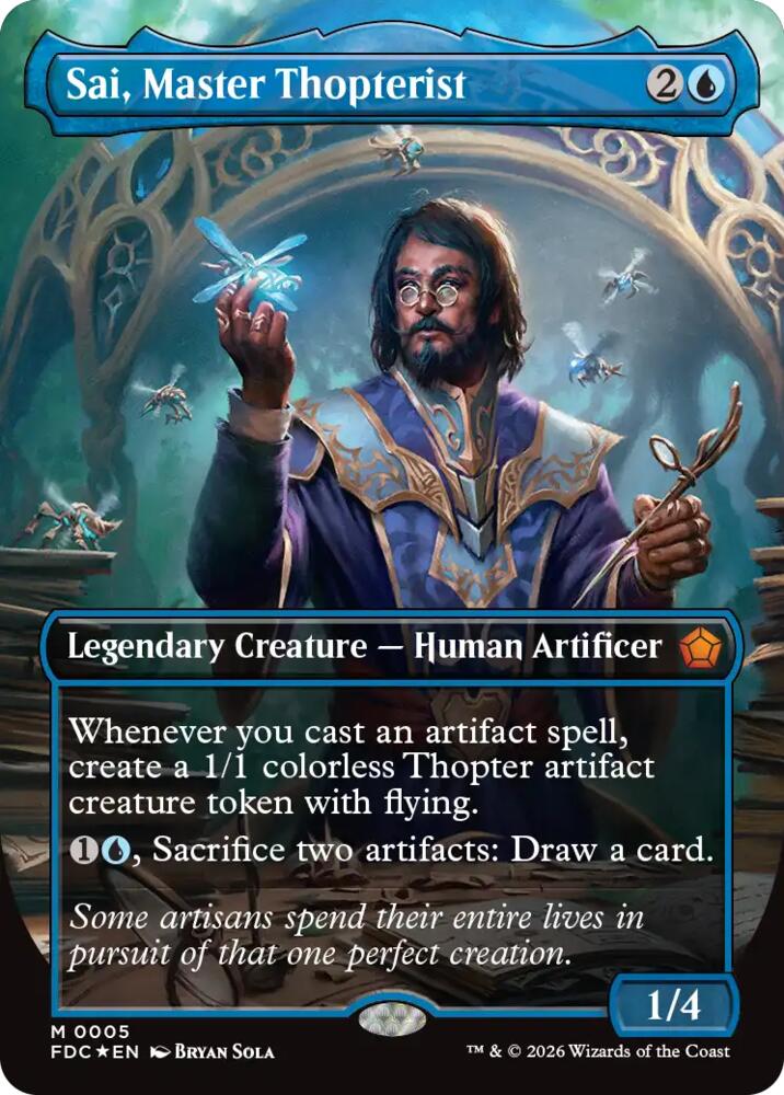Sai, Master Thopterist (Borderless) card image