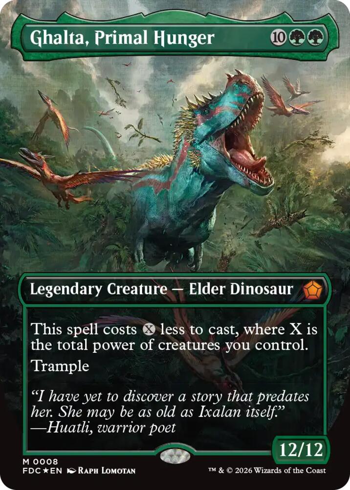 Ghalta, Primal Hunger (Borderless) card image