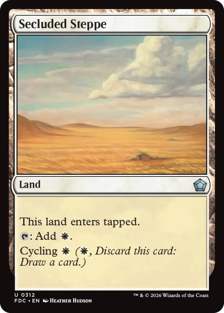 Secluded Steppe card image