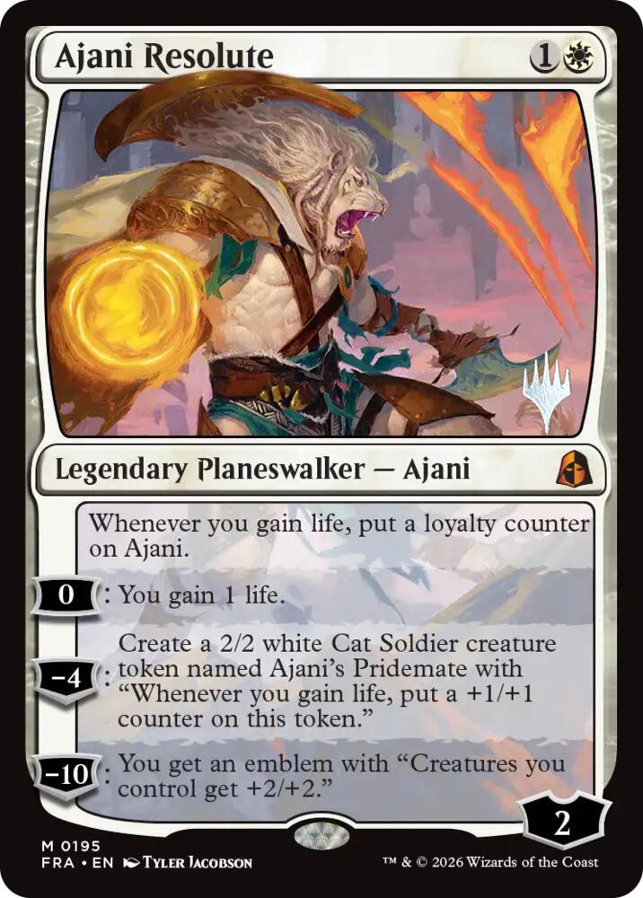 Ajani Resolute card image