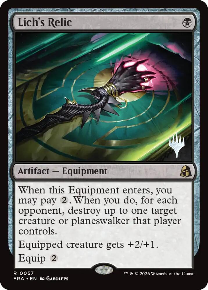 Lich's Relic card image