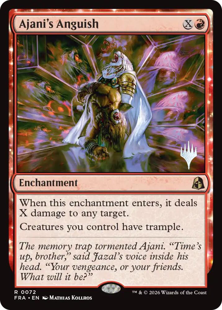 Ajani's Anguish card image