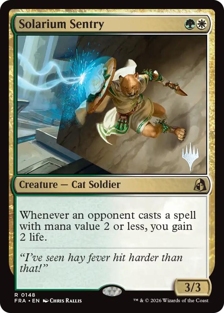 Solarium Sentry card image